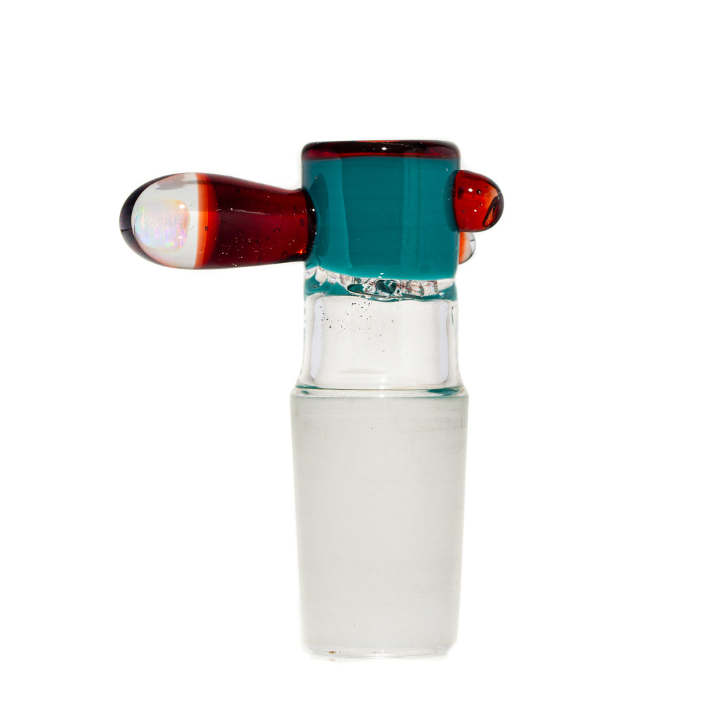 Anom Glass - Diapositiva de ópalo de 18 mm de agua azul y granada