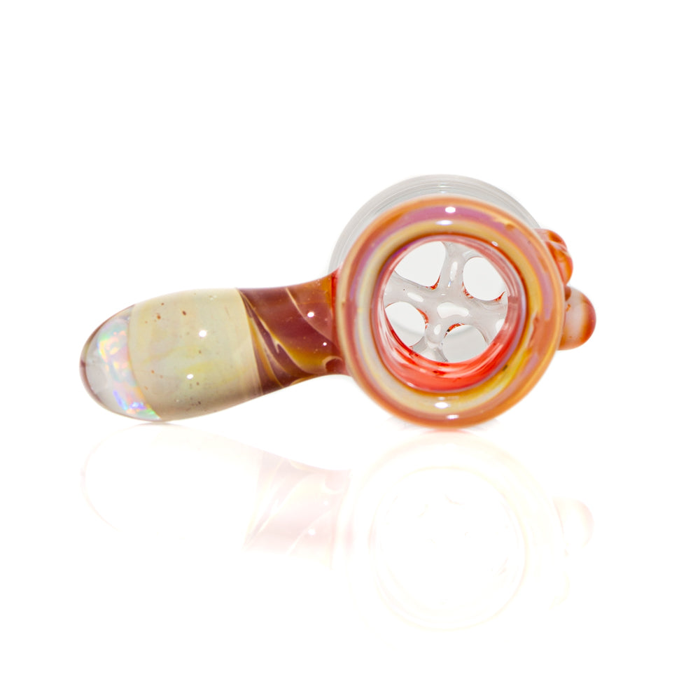 Anom Glass - Orange & Caramel 18MM Opal Slide