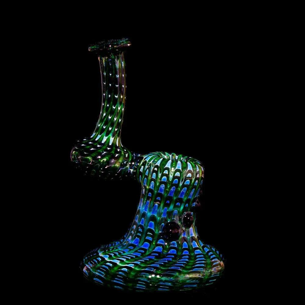 B Money - Green Wrap & Rake Bubbler