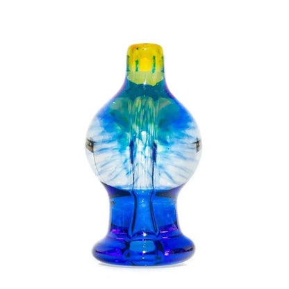 Beak Glass - Blue Dream & Northstar Yellow Bubble Cap