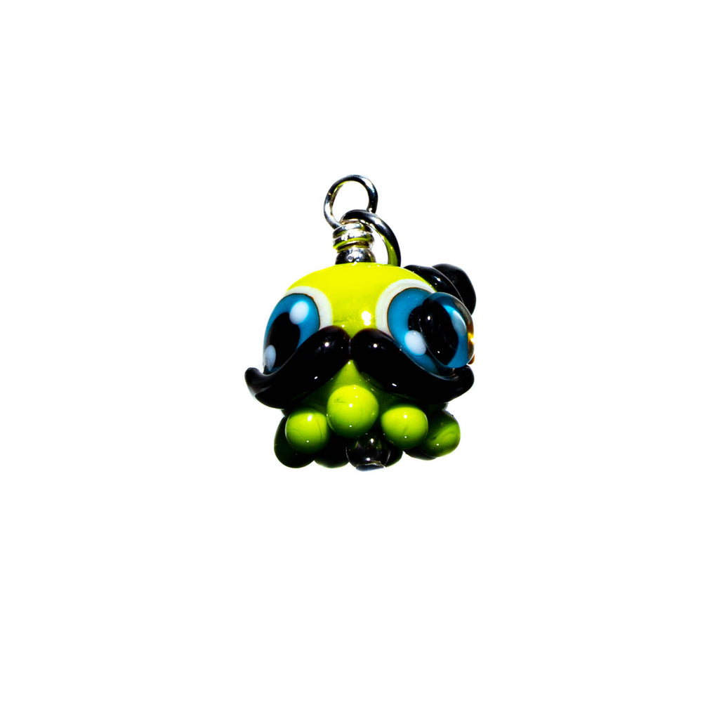 Bling Squared Cute Glass - Sir Fish Octopode Pendant
