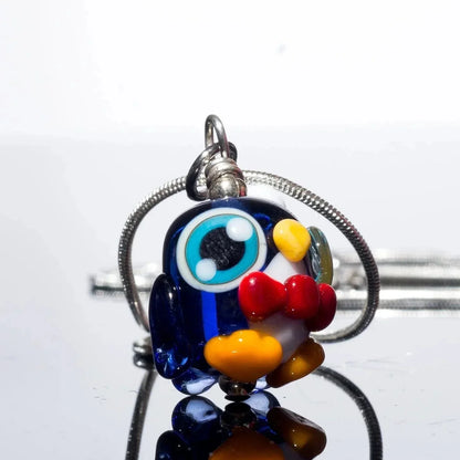 BlingSquaredCuteGlass Penguin Pendant @Crystals_etc