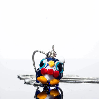 BlingSquaredCuteGlass Penguin Pendant @Crystals_etc