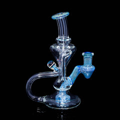 Boogie Glass - Acadian Night / Crushed Opal Accented Mini Recycler
