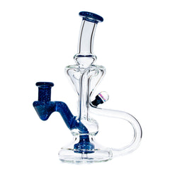 Boogie Glass - Berry Gumbolt / Teal Accented Mini Recycler