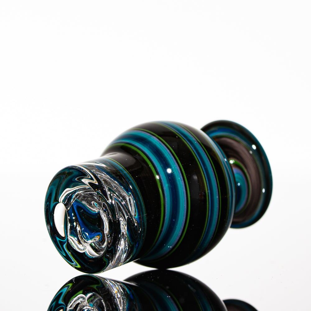 Bradley Miller - Blue/Black Linework Bubble Spinner 25mm