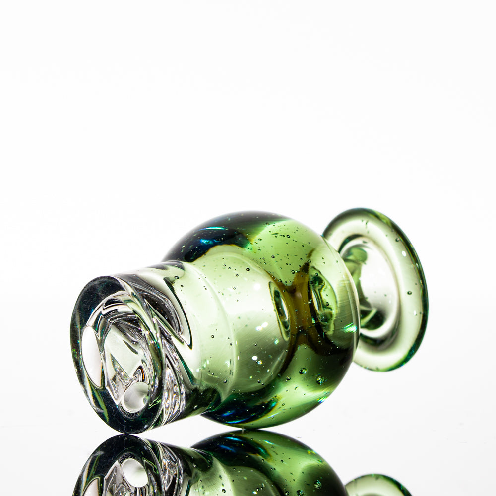Bradley Miller - Transparent Green Bubble Spinner 25mm