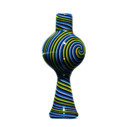 Cameron Burns - Blue & Green Linework Bubble Cap