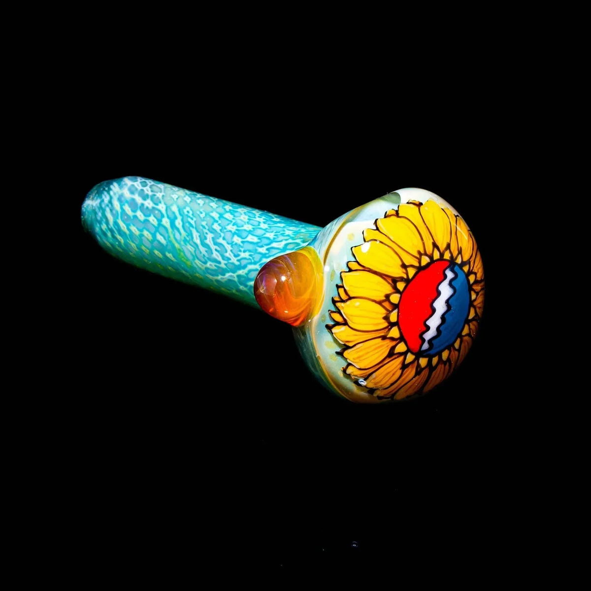 Sunflower Stealie Spacetech Spoon by Chillary Bogart