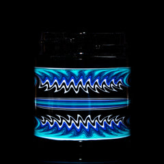 Cody Olson - Tarro de bolas con líneas negras y azules