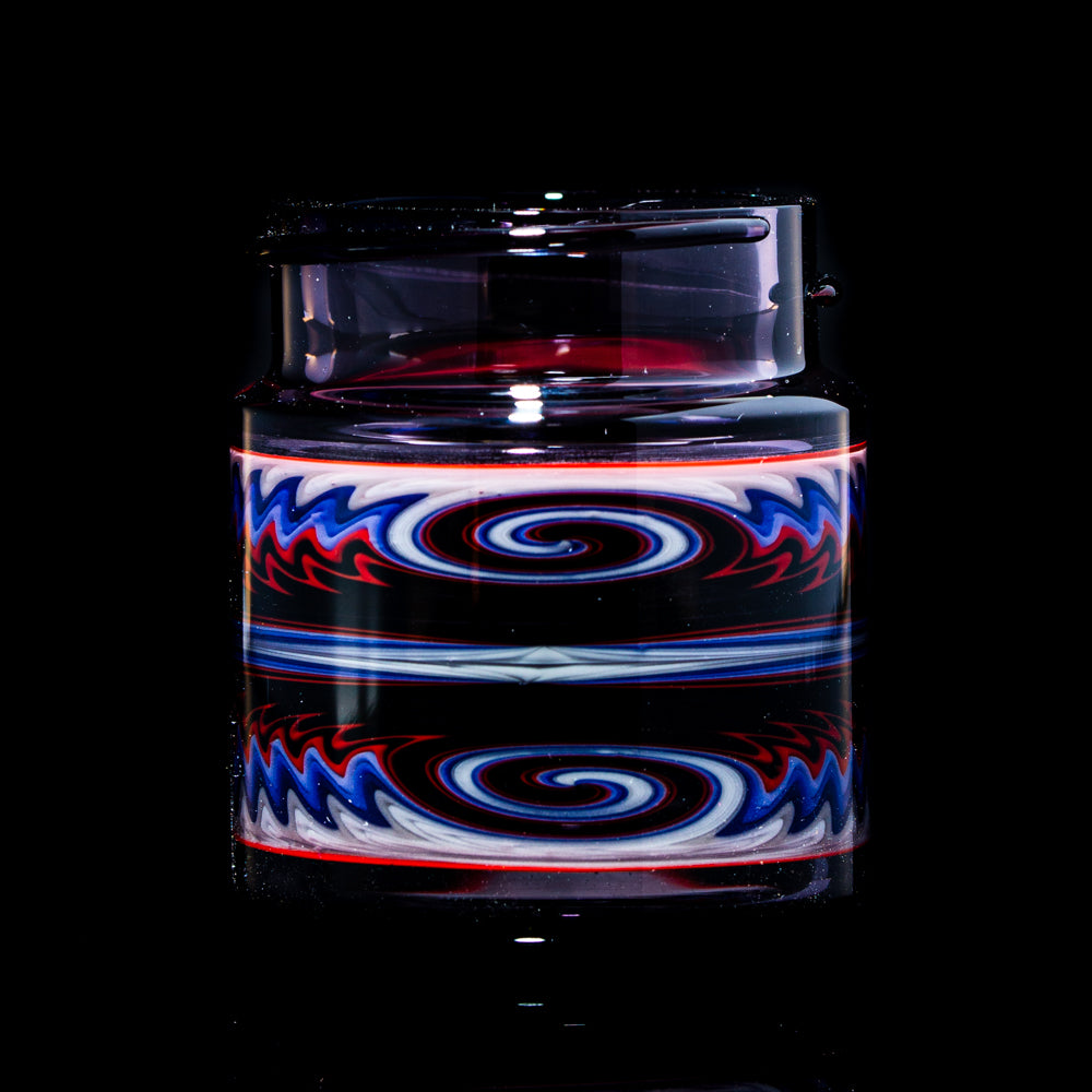 Cody Olson - Blue & White Linework Baller Jar