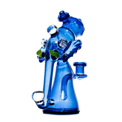 Creep Glass - Reciclador Ganesh facetado satinado azul cobalto