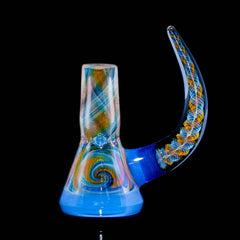 DJack Glass - Ether 14mm Worked 4 Hole Slide