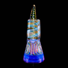 DJack Glass - Neo Opal 18mm Worked 4 Hole Slide