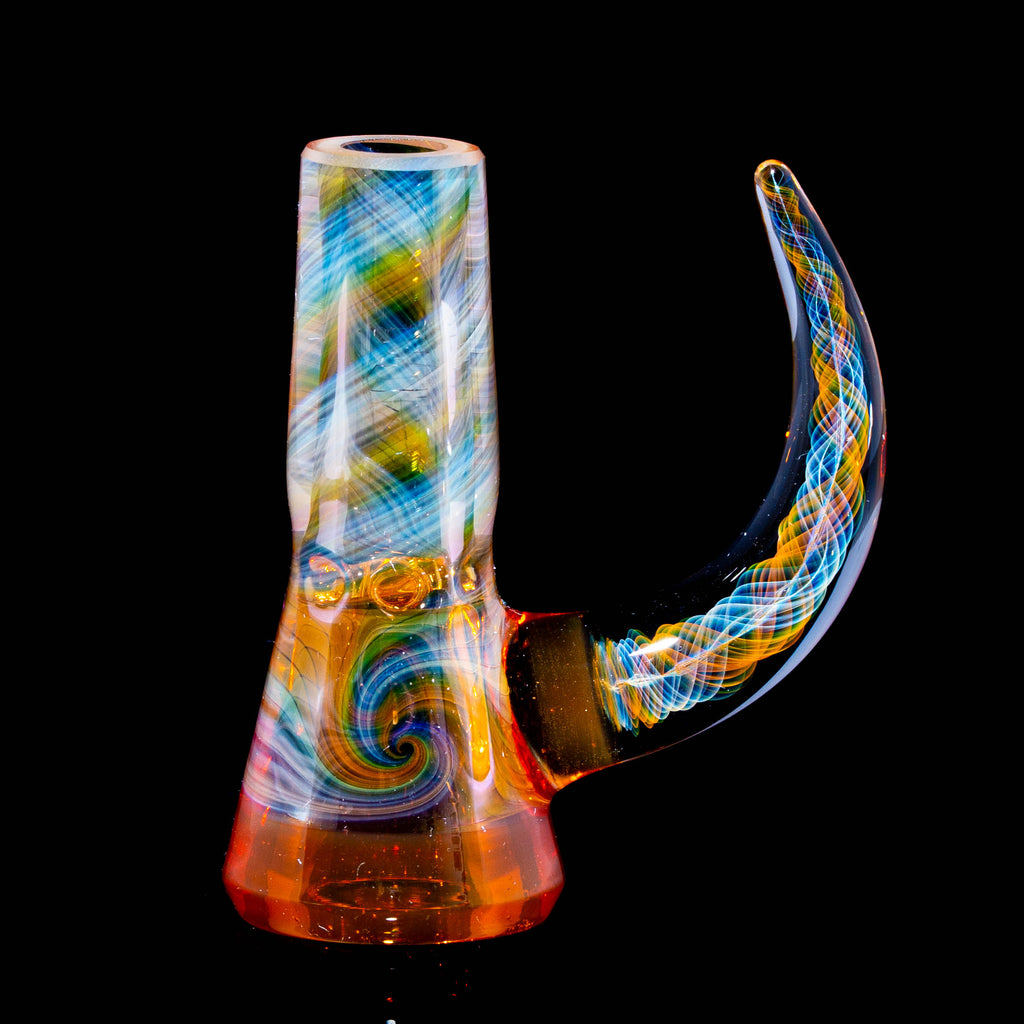 DJack Glass - Tangie 14mm Worked 4 Hole Slide