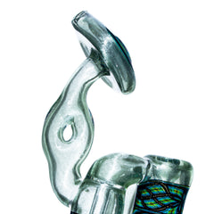 Dew Glass Designs - Burbujeador de snorkel Retticello de celosía satinada