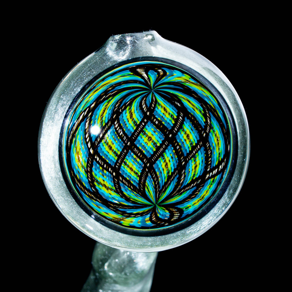 Dew Glass Designs - Satin Lattice Retticello Snorkel Bubbler