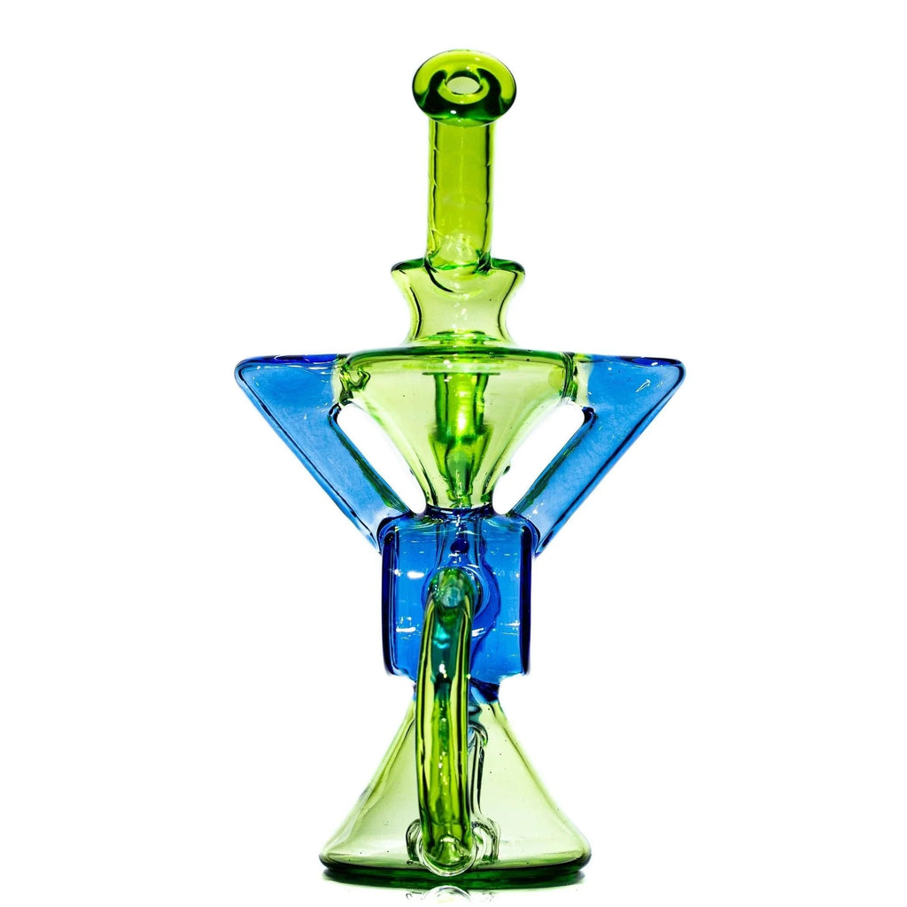 Dirge Glass - Portland Green & Blue Dream Recycler