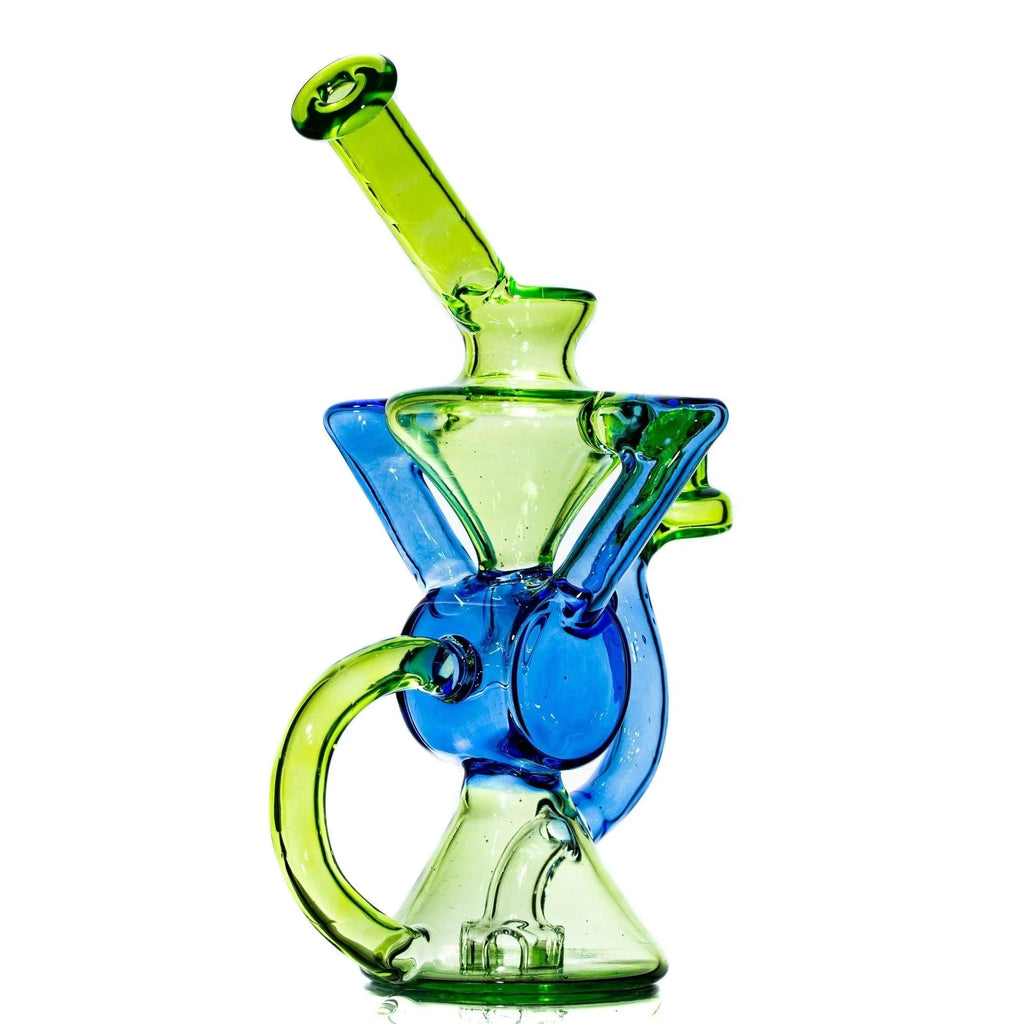 Dirge Glass - Portland Green & Blue Dream Recycler