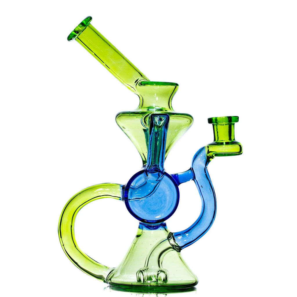 Dirge Glass - Portland Green & Blue Dream Recycler