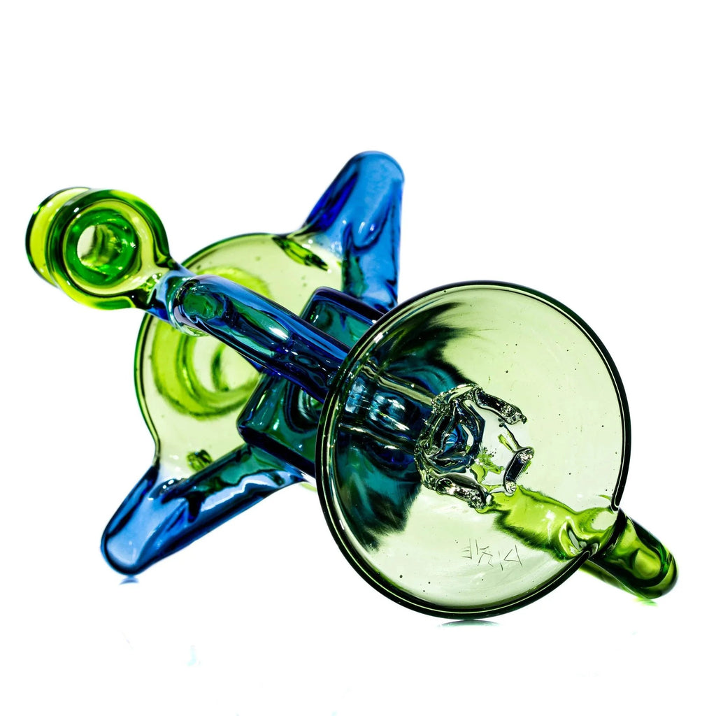 Dirge Glass - Portland Green & Blue Dream Recycler