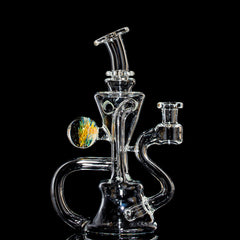 Doom Glass - Clear Recycler With Marble 1