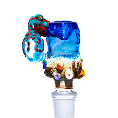 Easy G Glass - 18mm Teal Octopus Reef Slide