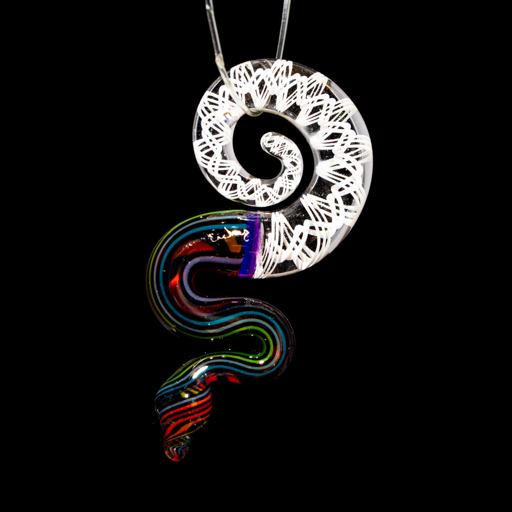 Eicher Glass - Zanfirico Snake Pendant