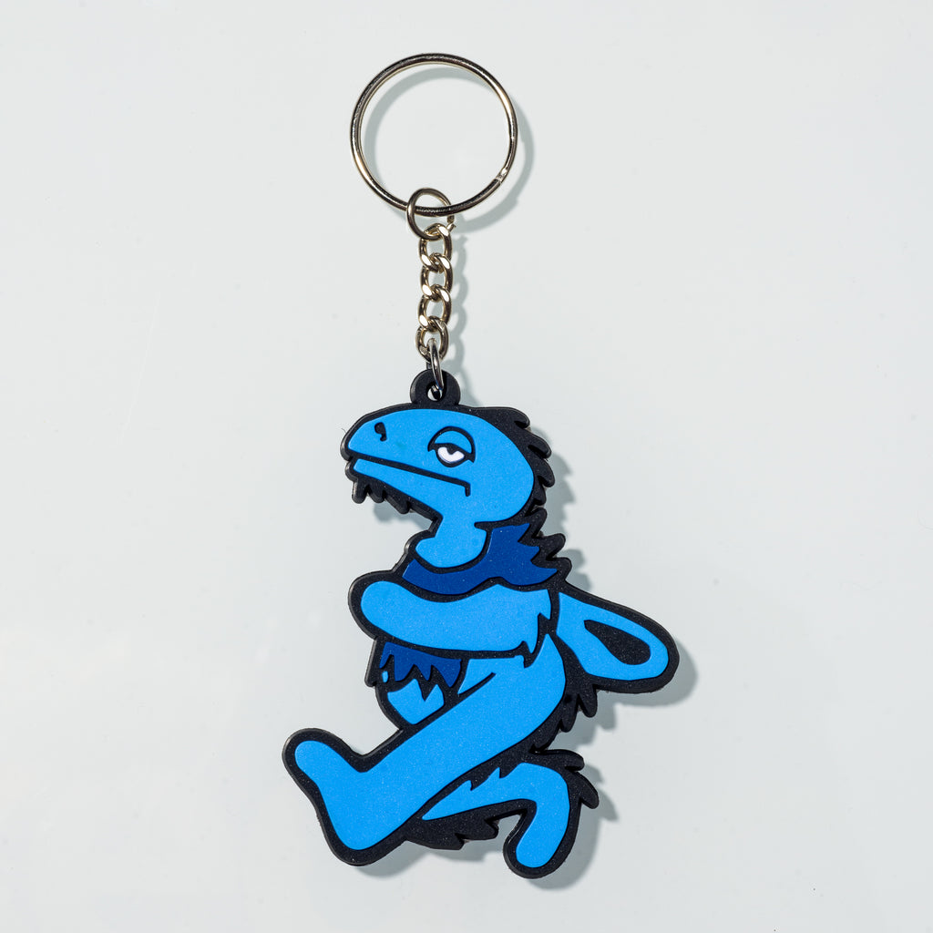 Elbo - Blue Dancing Dino Keychain