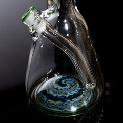 Glass By Bures - Mini Beaker Blue/Green Bottom
