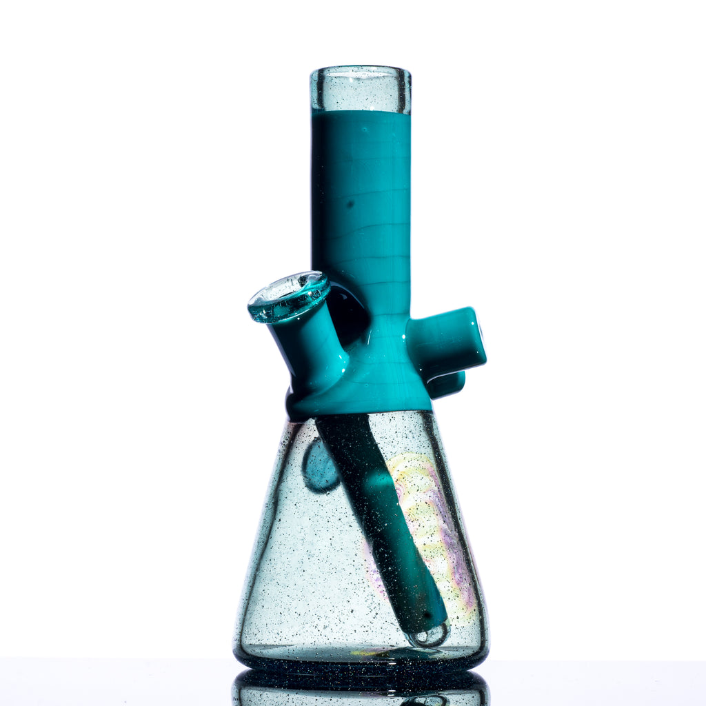Gonzoe - Aqua Azul and Siriusly Fixie Flask