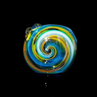 Garden Of Eden Glass - Blue Fumed Space Spoon #2