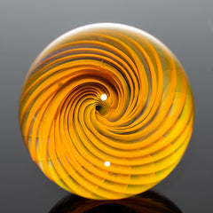Garden Of Eden Glass - Fumed Vortex Marble