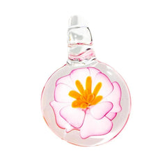 Garden Of Eden Glass - Colgante Flor Rosa 2