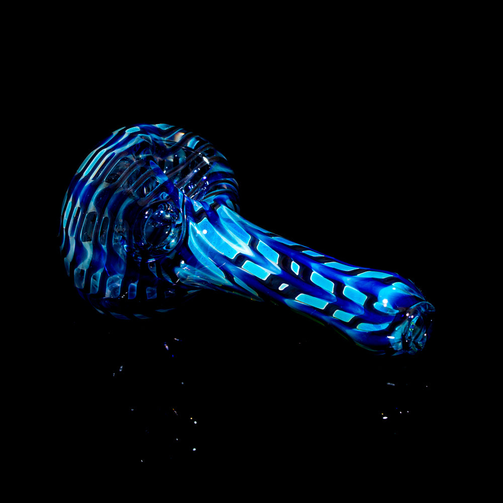 Vaso Glance - Cuchara para envolver y rastrillo azul