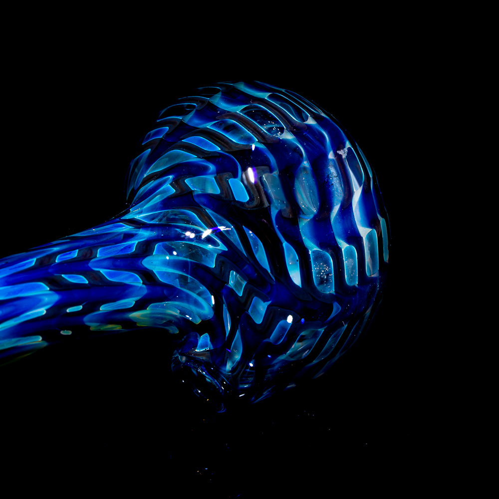 Vaso Glance - Cuchara para envolver y rastrillo azul