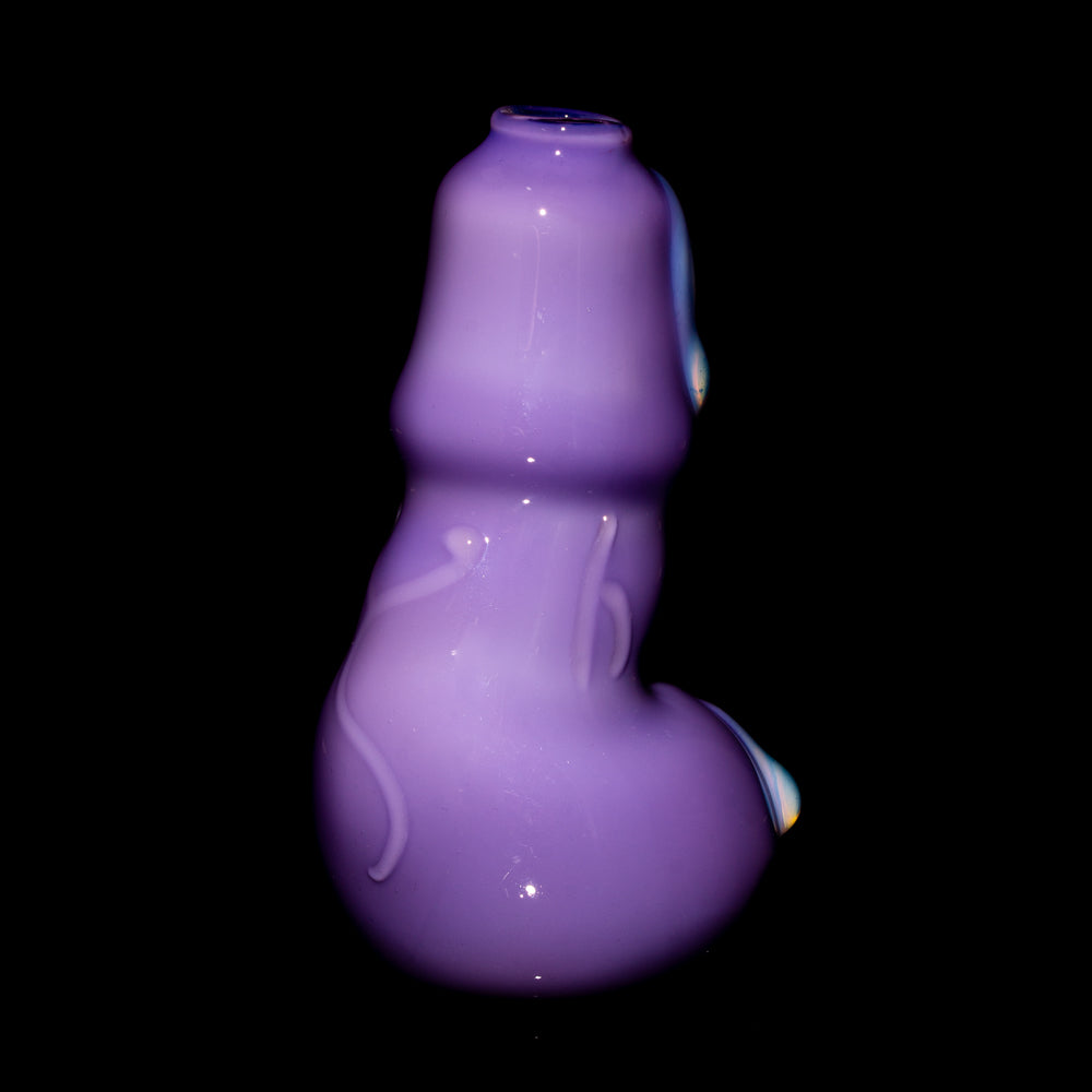Glass By Ariel - Milky Purple Dick Vase
