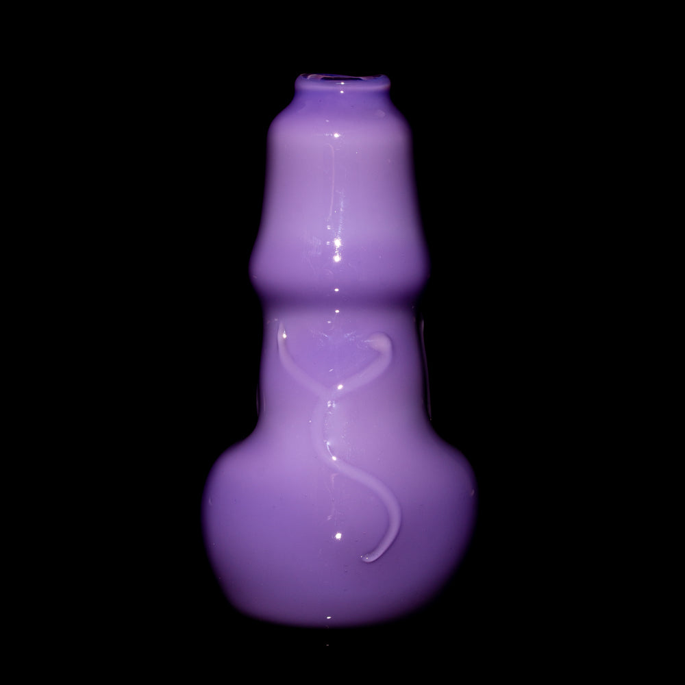 Glass By Ariel - Milky Purple Dick Vase