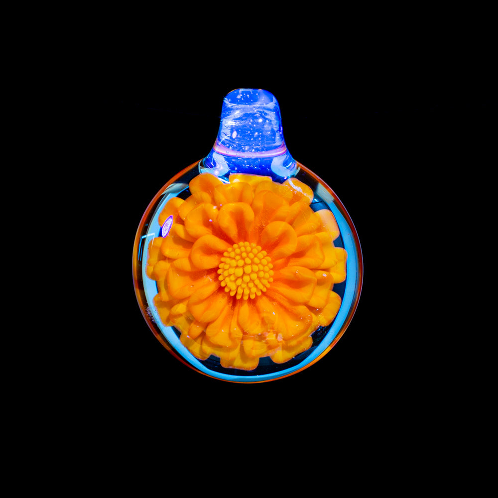 Glass By Blake - Medium Marigold Pendant