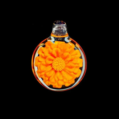 Glass By Blake - Medium Marigold Pendant