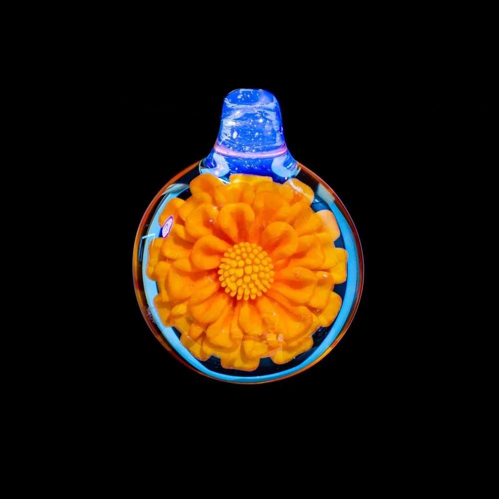 Glass By Blake - Tiny Marigold Pendant