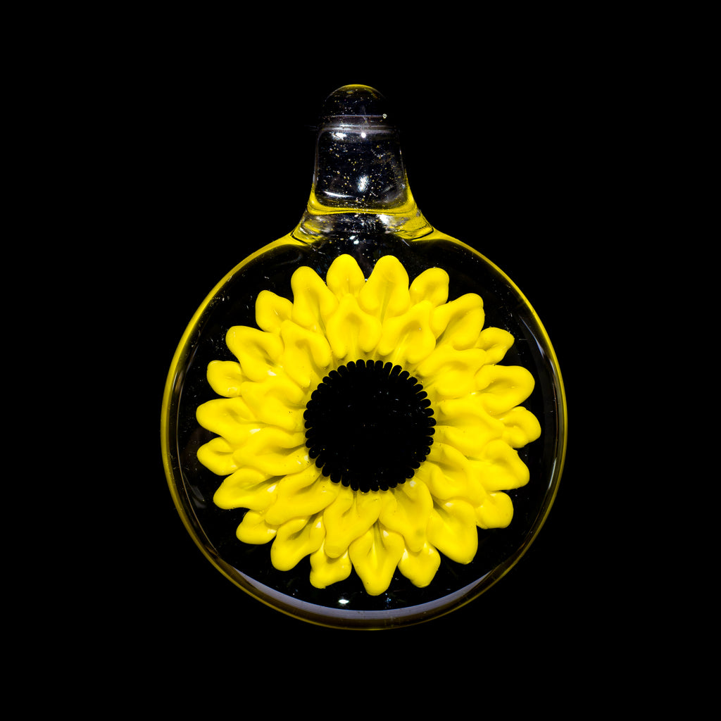 Glass By Blake - XL Sunflower Pendant