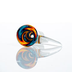 Glass Distractions - Fire & Ice Wig Wag 14mm Flare Slide
