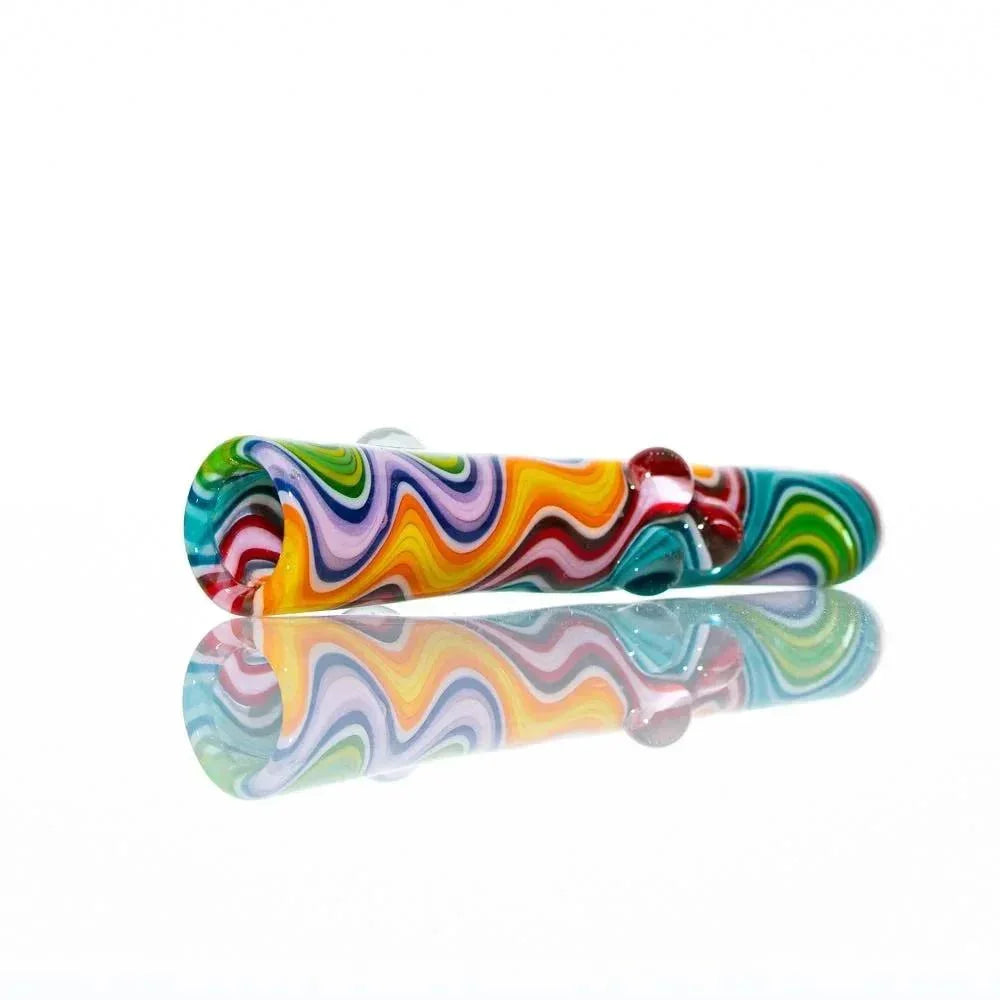 Glass Distractions - Yellow, Pink, Blue & Green Wig Wag Onie