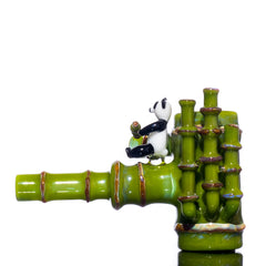 Gonzoe x Glass Goddess - Bamboo Panda Poker Pipe