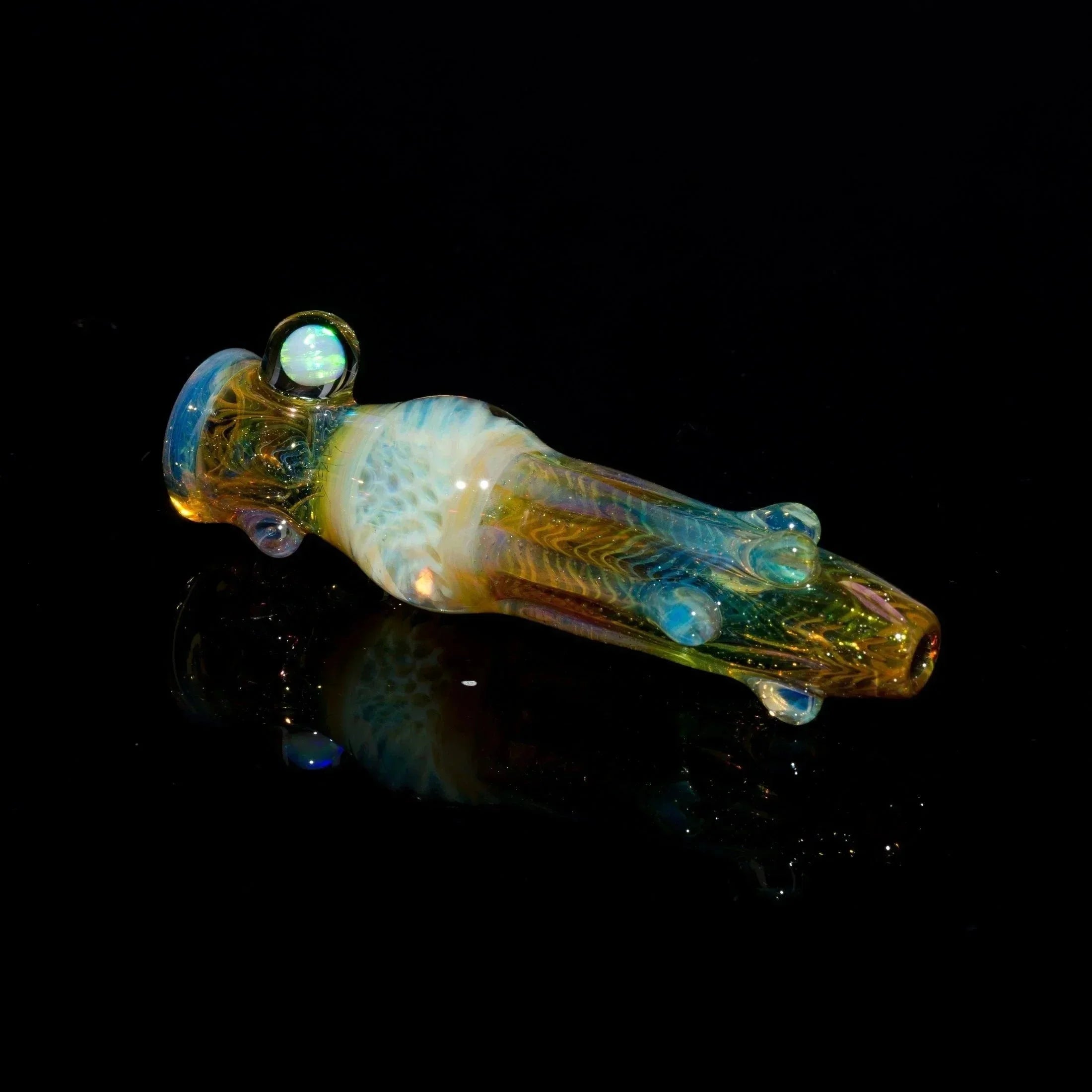 Gonzoe X Beak Fumed Honeycomb Chillum