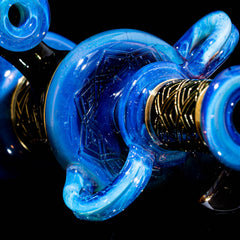 Vidrio T Verde - Vasija Sagrada Art Déco Azul