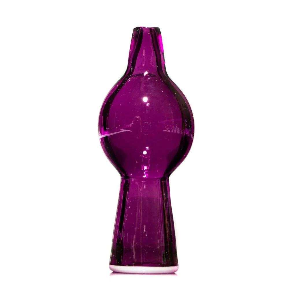 Halmy Glass - Gold Amethyst Bubble Cap