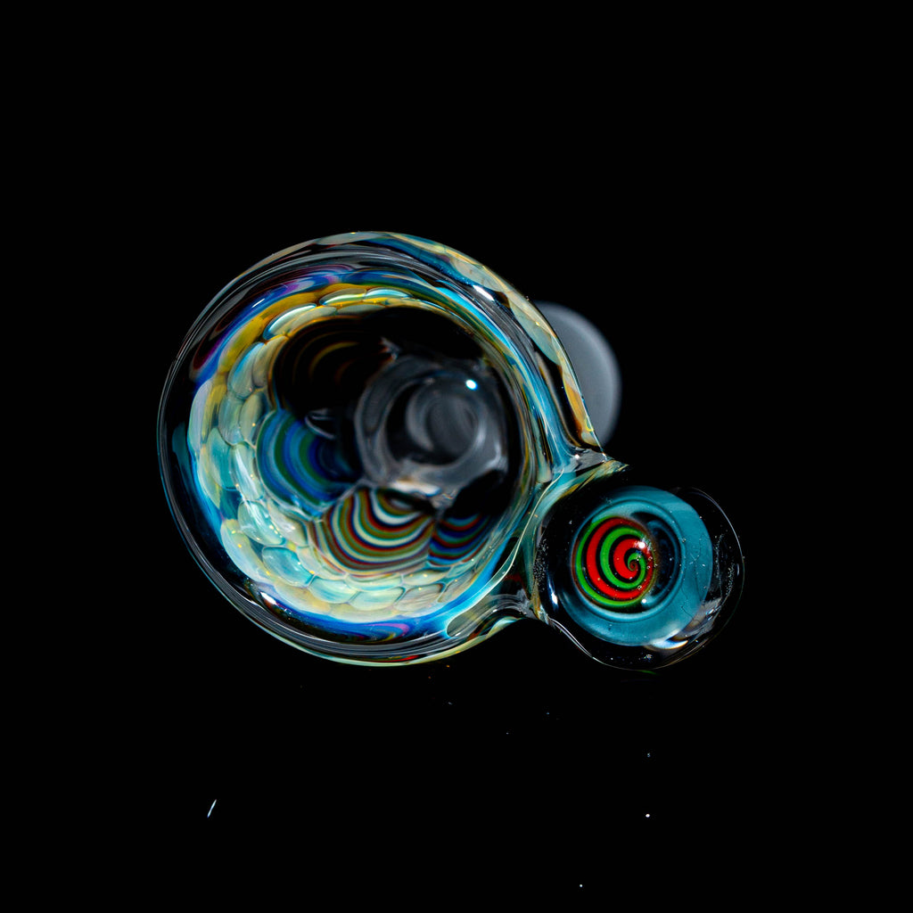 Hermit Glass - Thumbprint & Fume 14mm Slide 1