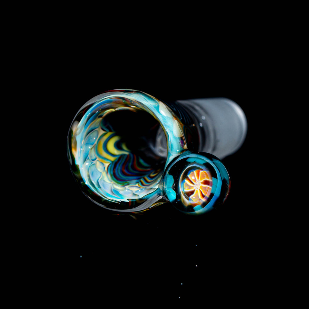 Hermit Glass - Huella digital y portaobjetos de humo de 14 mm 3